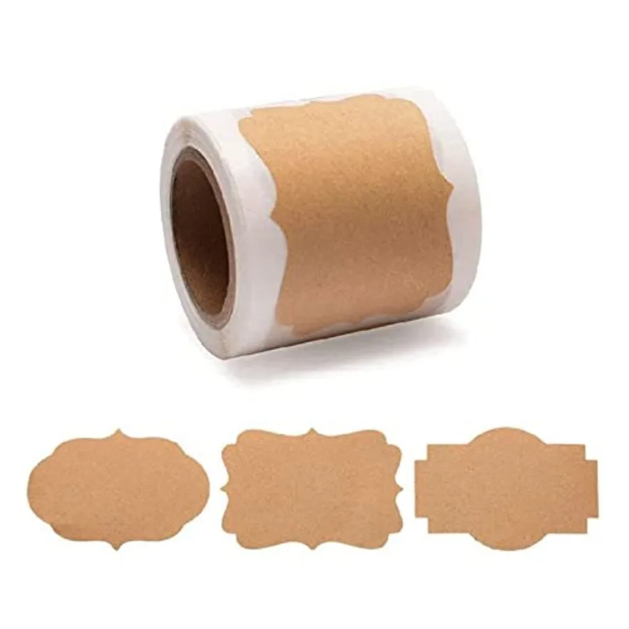 

150 Pcs 2 x 3 Self-Adhesive Present Tags Name Labels Stickers for Holiday Gifts Mason Jars and Presents in Assorted Colors with