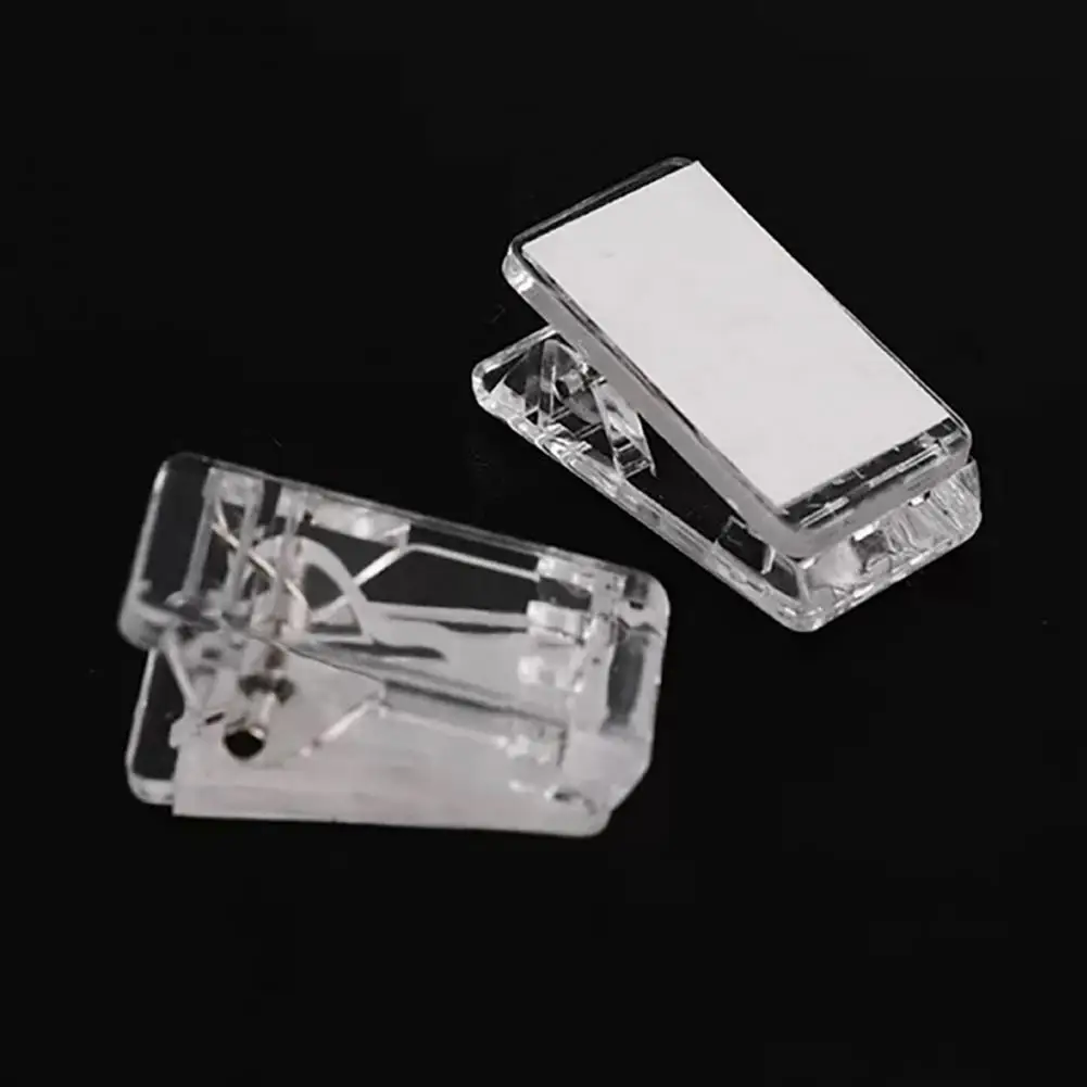 Note Hanging Clips Compact Durable Self-adhesive Wall Clips Versatile Binder Photo Hanging Solution for Various Uses 50pcs