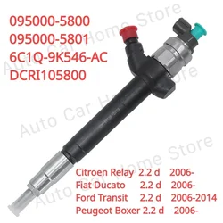6C1Q-9K546-AC 095000 5801 New Diesel Injector Nozzle 095000 5800 For Ford Transit Jumper Boxer Fiat Ducato 2.2 TDCI 2006-ON