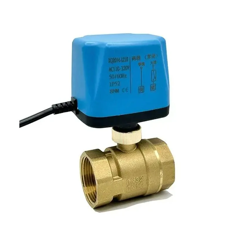 

1/2" 3/4" 1" 1-1/4'' 2" Normally Open/Closed Electric Ball Valve 220V 12V 24V Two-Wire Brass Motorized Ball Valves