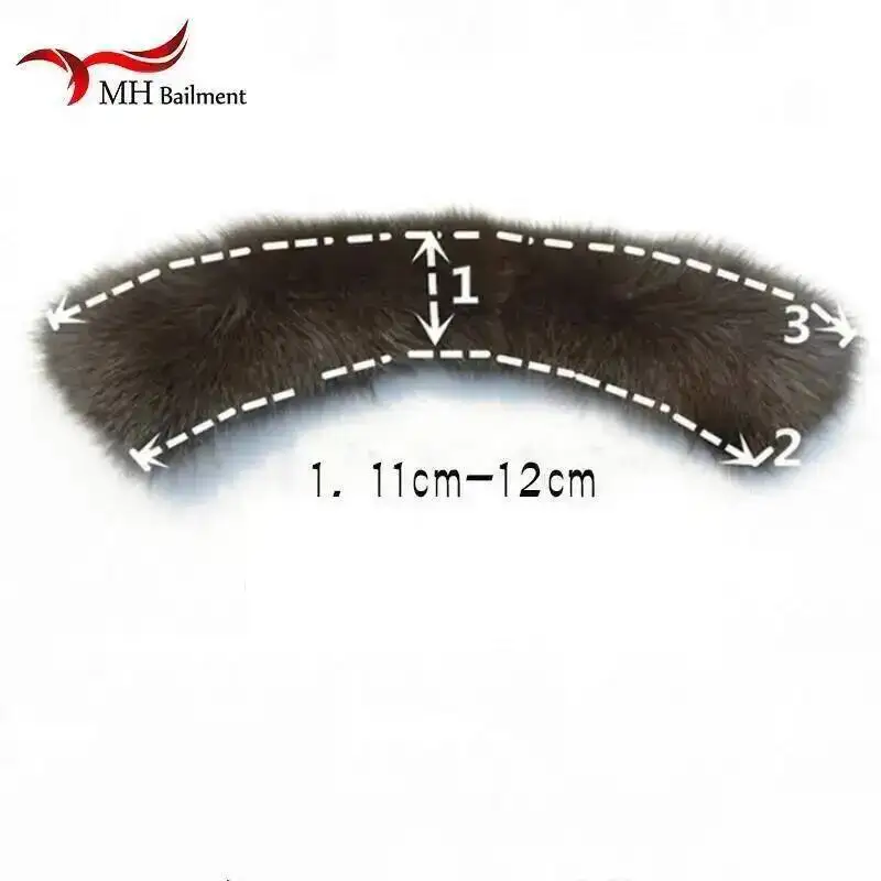 Autumn Winter Imitation Rex Rabbit Hair Collar Scarf Neck Warmer Stole for Garment for Women and Men Black Beautiful