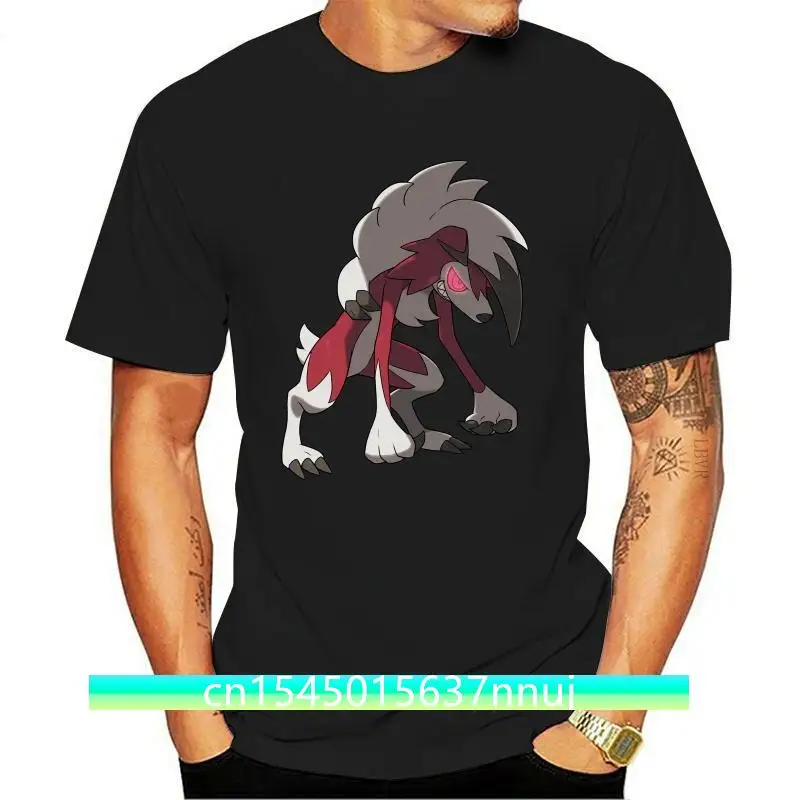 

New OneStrawberry Adult Short-Sleeved T-Shirts for Men and Women,Lycanroc Midnight