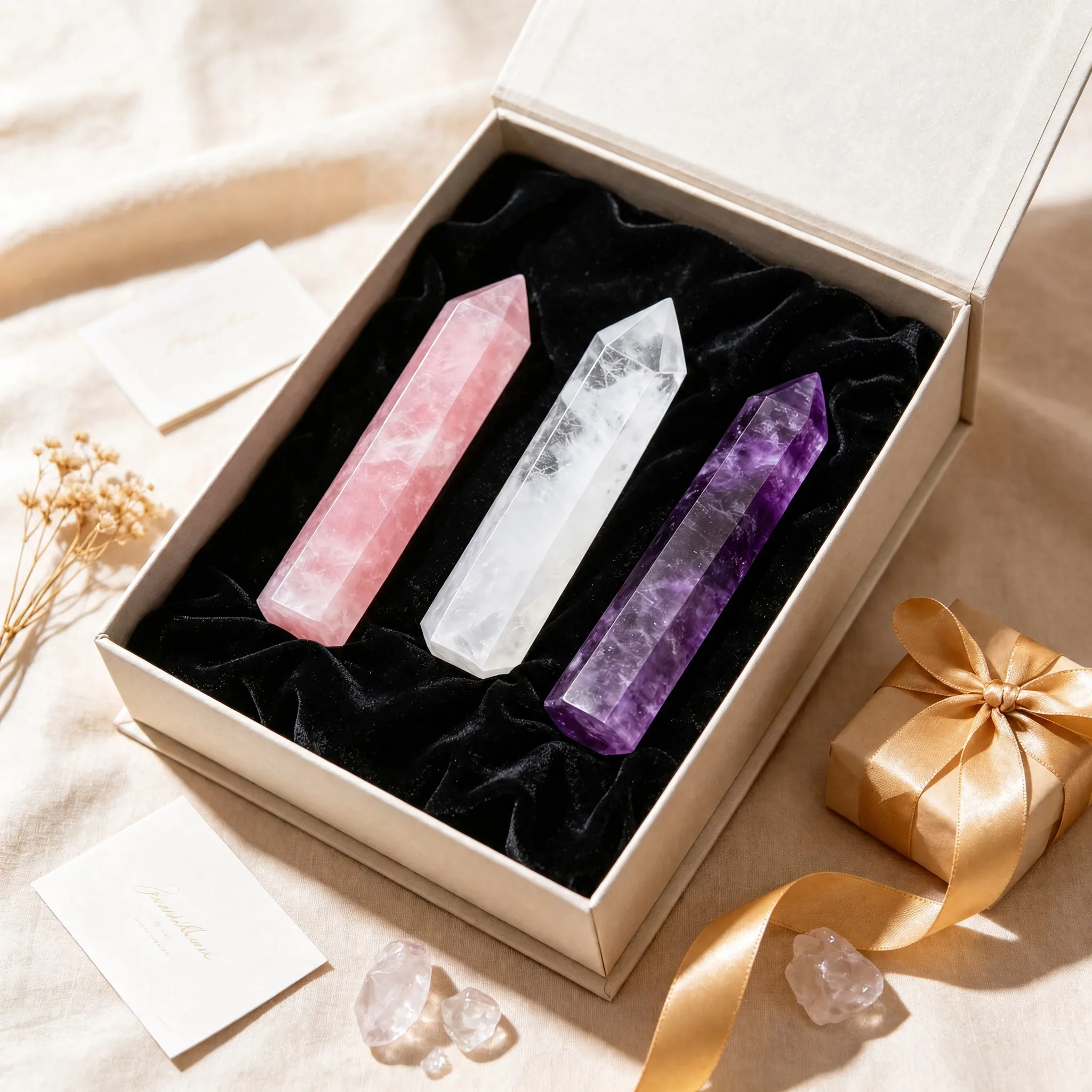 Set di 3 Cristalli Naturali a - Healing Crystal Set recensione e prezzo