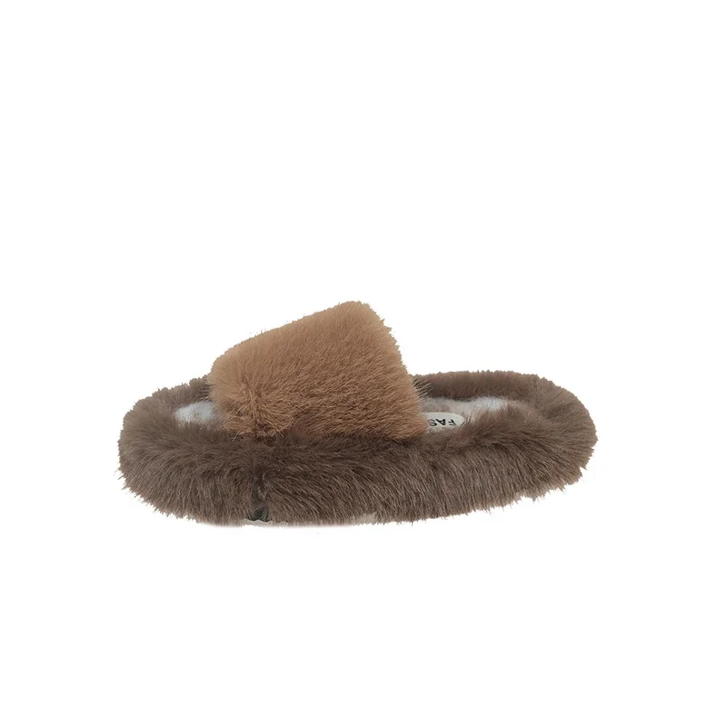 حذاء قطني غير رسمي للأطفال للفتيات لشتاء 2025 موضة جديدة على الطراز الكوري حذاء ناعم من الأسفل مضاد للانزلاق متعدد الاستخدامات مفتوح الأصابع