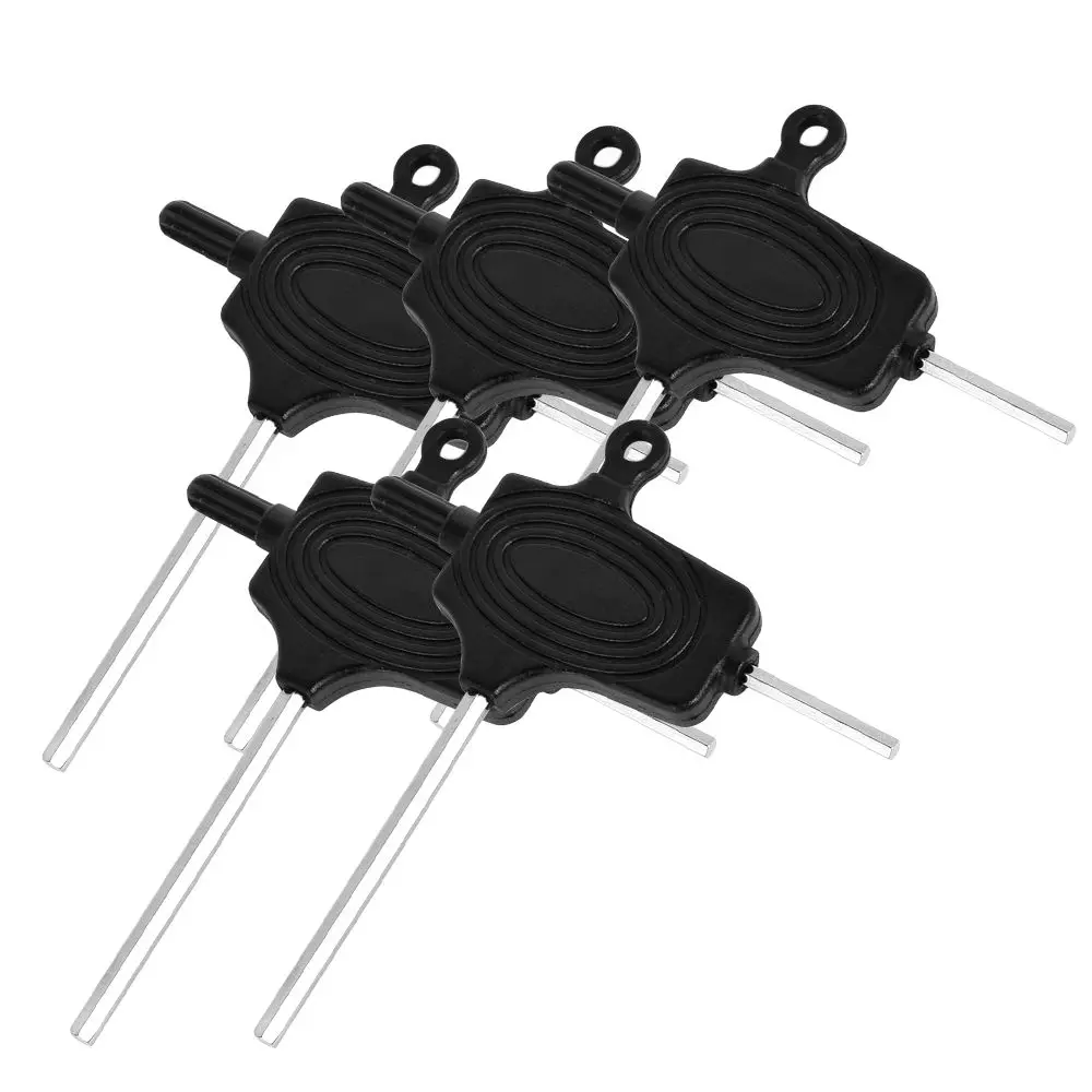 5pcs Black Multifunction 2.5MM 3MM Tattoo Hex Key Tattoo Wrench Adjust Tattoo Accesories Wrench Tool For Grip Machine Set Supply