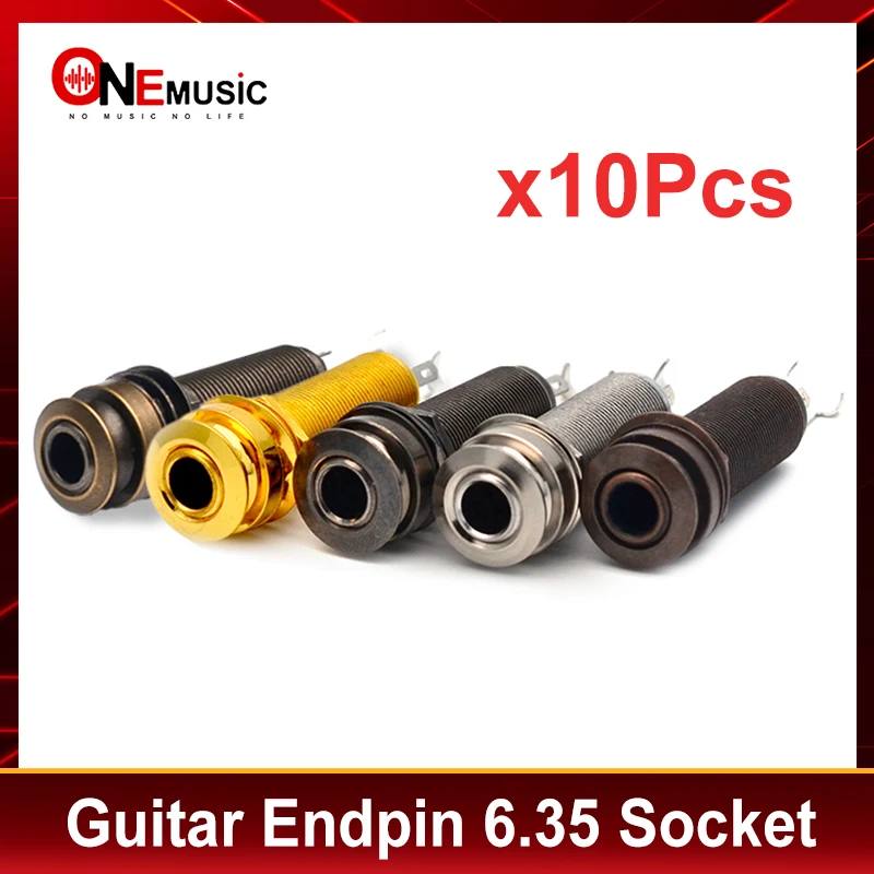 10PCS Wholesale CYLINDER GUITAR ENDPIN JACK NICKEL STRAP PIN High Quality