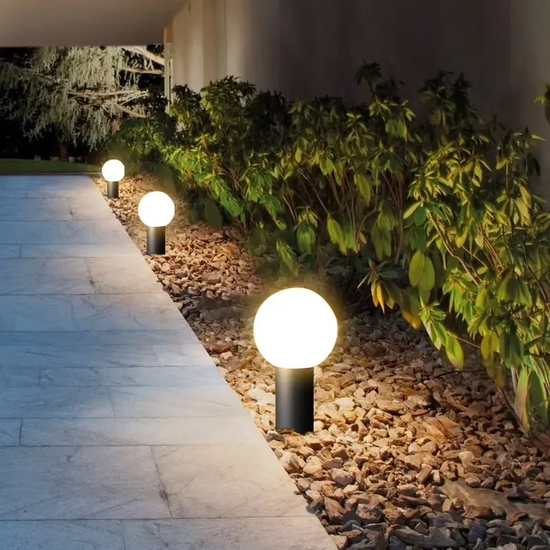 LED Garden Light Outdoor Waterproof IP65 Lawn Lamp for Villa Landscape Lighting Durable PC Material Yard Decoration Fixture