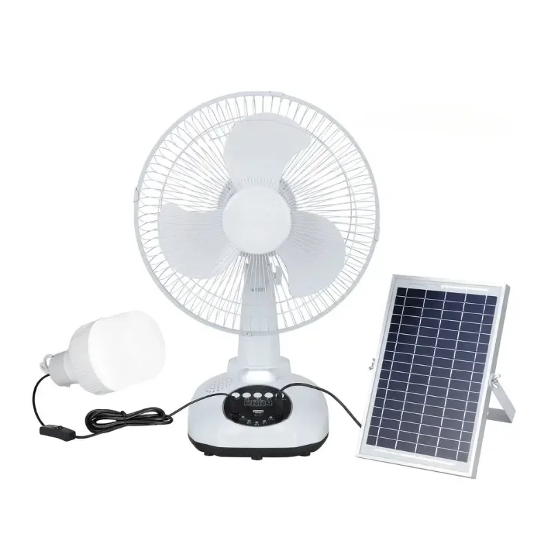 fan suppliers 16ft 18 inch portable electric rechargeable solar Ac Dc stand pedestal  with light