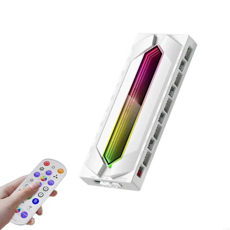 Controller U2JE Argb Hub raffreddamento PWM raffreddamento con cavo alimentazione splitter argb PWM Argb Splitter per