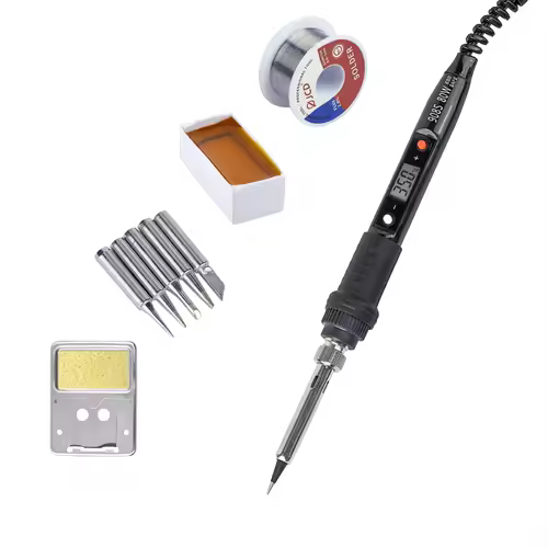 JCD Electric Soldering Iron 80W LCD Digital Display Adjustable temperature soldering iron tips 220V/110V Welding Solder Tool908S - Image 15