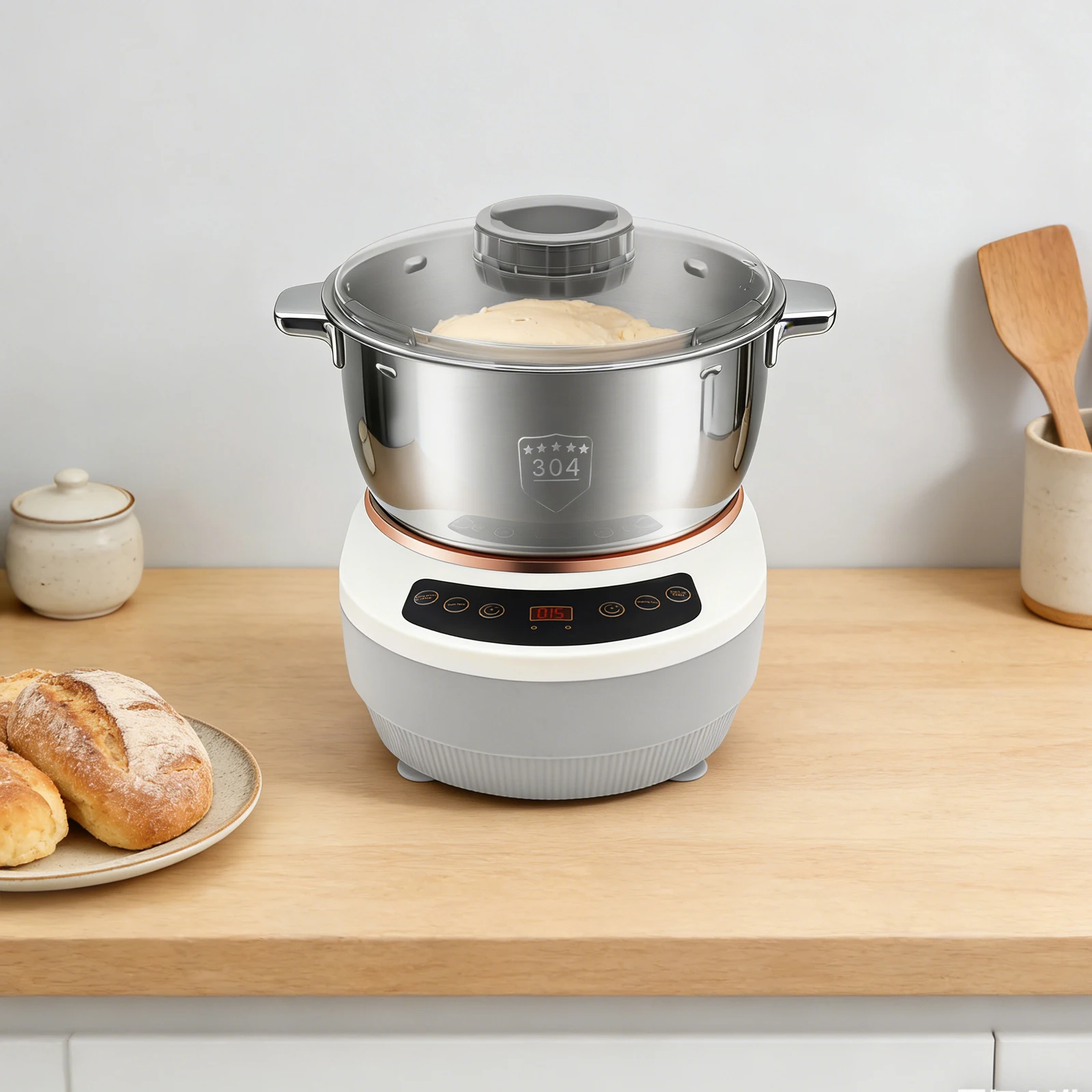 200W 200W Electric Dough Maker 5L Dough-kneading Machine 110V Flour Kneading Mixer with Ferment Function for Home Kitchens. Breakfast Shops, Bakeries - Aliexpress Deal