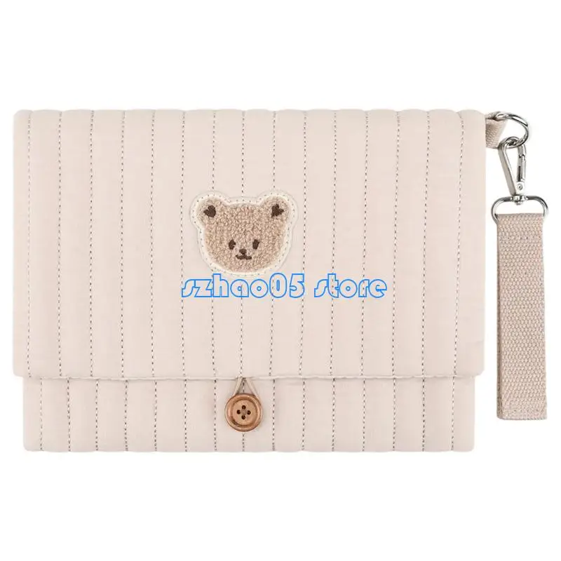 حقيبة تخزين حفاضات قطنية محمولة 85LE مع مقصورات متعددة لتوفير المساحة وحقيبة تنظيم معلقة للآباء