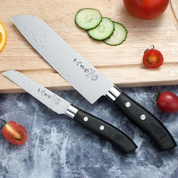 Shibazi Cleaver Knife Forged Stainless Steel Kitchen Knife Sharp Slicing Paring Chef Santoku Knife For Cutting Vegetables Meat
