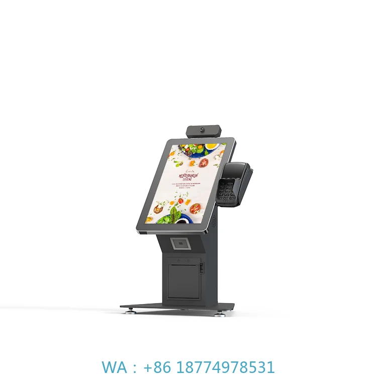 Ordering Kiosk Touch POS System for Cafes and Restaurants Floor Stand/Desktop Self Service
