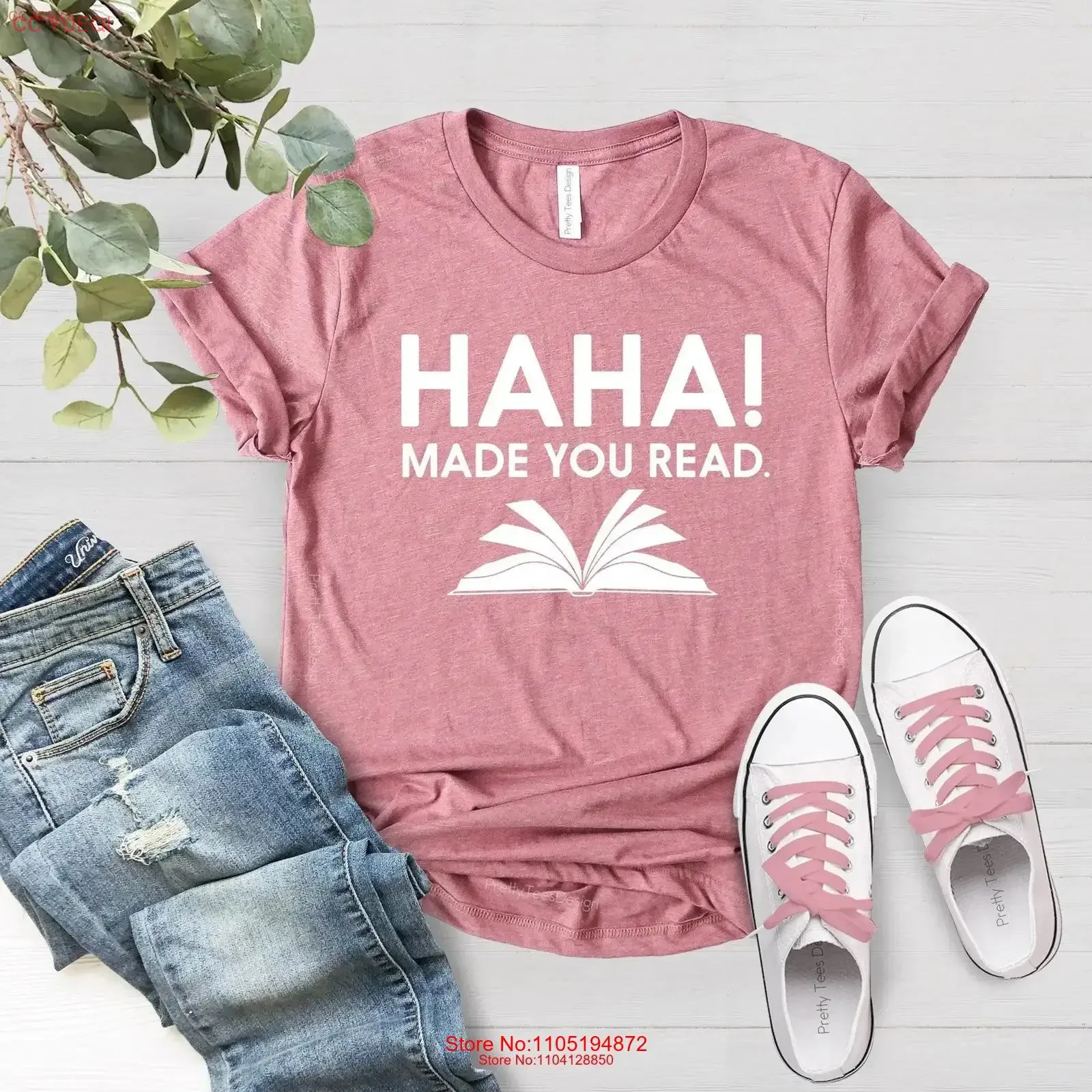 

Футболка Ha Made You Read для учителя английского языка, забавная футболка для обучения библиотекарю, винтажная стираная модельерская одежда унисекс, стильная
