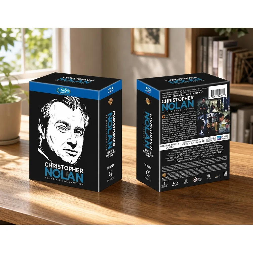 Brand New Blu-ray Collection of Christopher Nolan's Films 19-Disc Set English Audio Chinese Subtitles