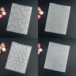 Tree Butterfly Happy Easter Design Plastic Embossing Folder For Scrapbooking DIY Photo Album Card Making Crafts