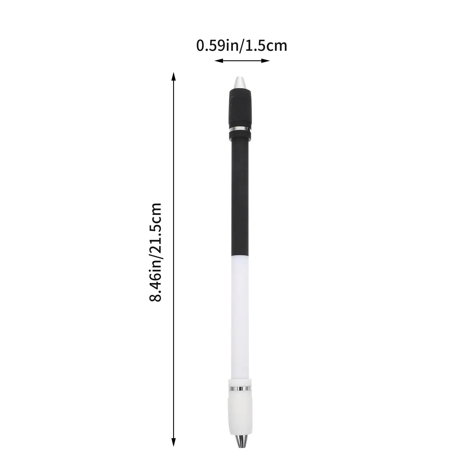 2 Pcs Special Pen for Turning Flipping Rotating Novelty Pens Kids Students Silicone Funny Gaming Portable
