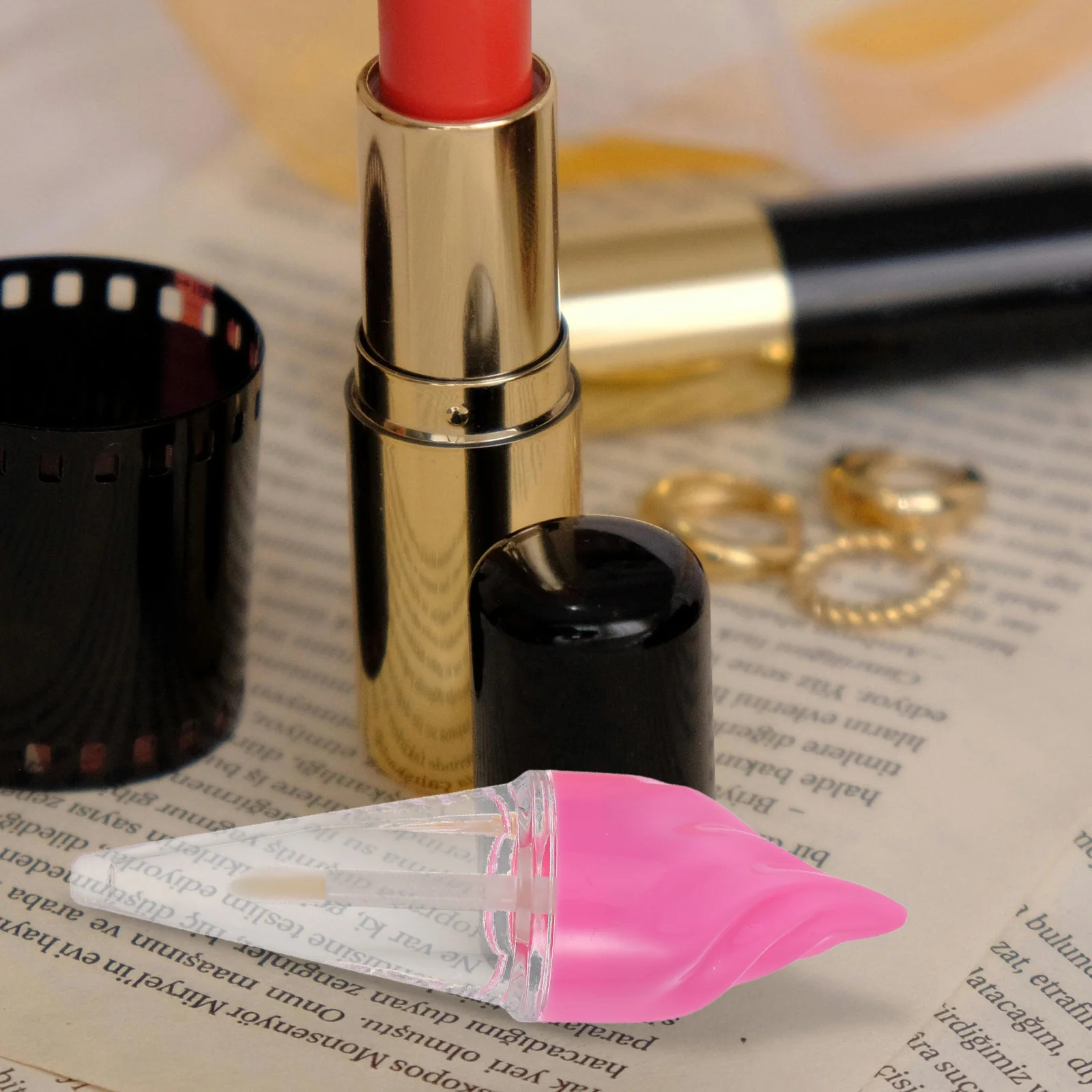 6 uds tubos de brillo de labios contenedores DIY plástico de alta calidad portátil para viajes y uso diario contenedores DIY botellas de crema labial