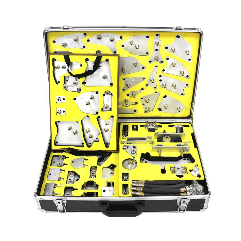 Factory Wholesale Car Care Equipment 105 Sets Aluminum Transmission Oil Change Connector 140 Pcs ATF Flusher Adapter High