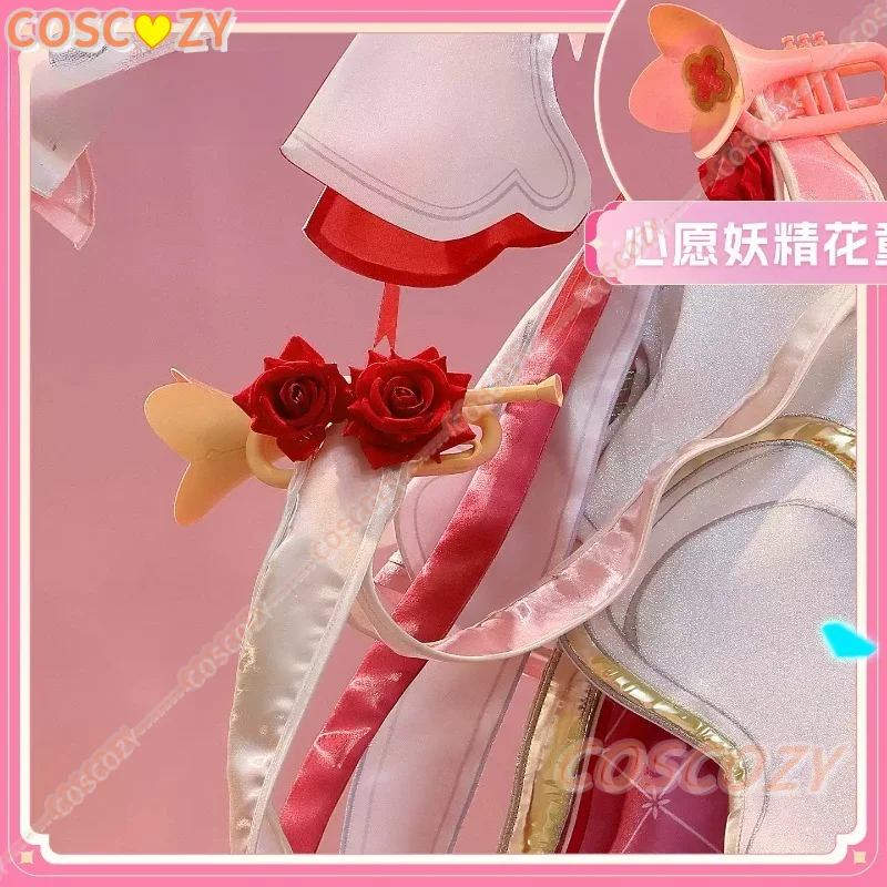 Game Honkai Impact 3 Elysia Cosplay Decorations, God of Love Messenger Flower Girl Theme Props & Rose Matching Accessories