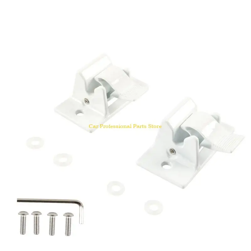 

R53D 1/2pcs Trailer Awning Arm Replacement Gray Bottom Brackets Lower Awning Arm Bracket Trailer Accessories for Easy Setup