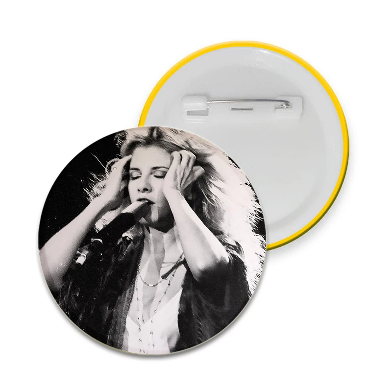 32/44/58mm Hot Singer Button Pin DIY Fashion Jewelry Brooches for Backpack Hat Decor Badge Fans Gift