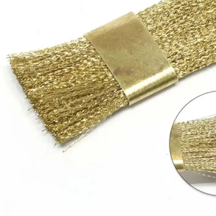 

Dental Drill Bits Bur Cleaning Brass Wire Brush Nail Cleaning Brush Copper Wire Brushes Files Stand Cleaning Tool Gold
