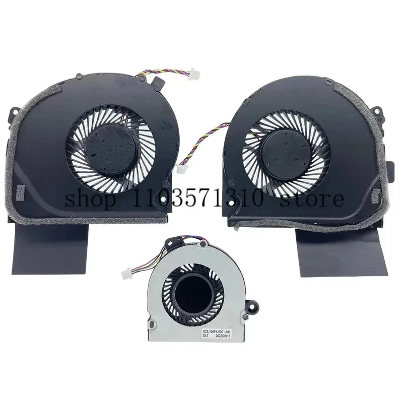 Replacement Laptop CPU+GPU+Small Cooling Fan for ASUS ROG Strix GL703GS GL703GM  Series FK0A + FK08 + FK09 DC12V Fan JM