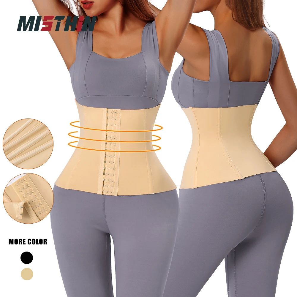 MISTHIN Corset Waist Trainer Fajas Reductoras Y Modeladoras Mujer Women Body Shaper Girdle Waist Cinchers Belly Reducing Strap