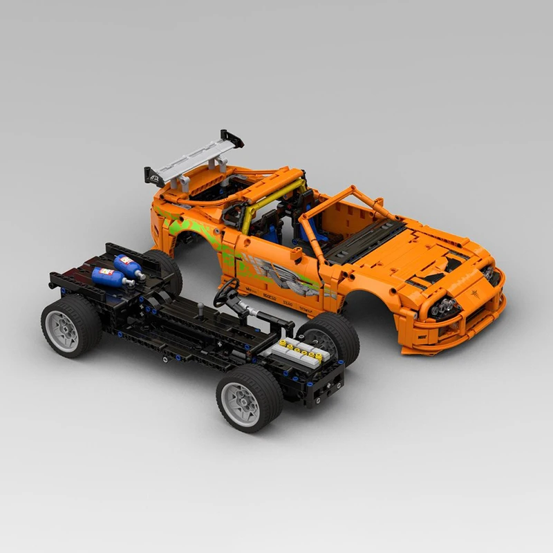 Briques de construction Moc Tyt MK4 (1:12), modèle de voitures de vitesse Champion, technologie, blocs de voiture de Super sport, assemblage de jouets cadeaux, ensembles de bricolage