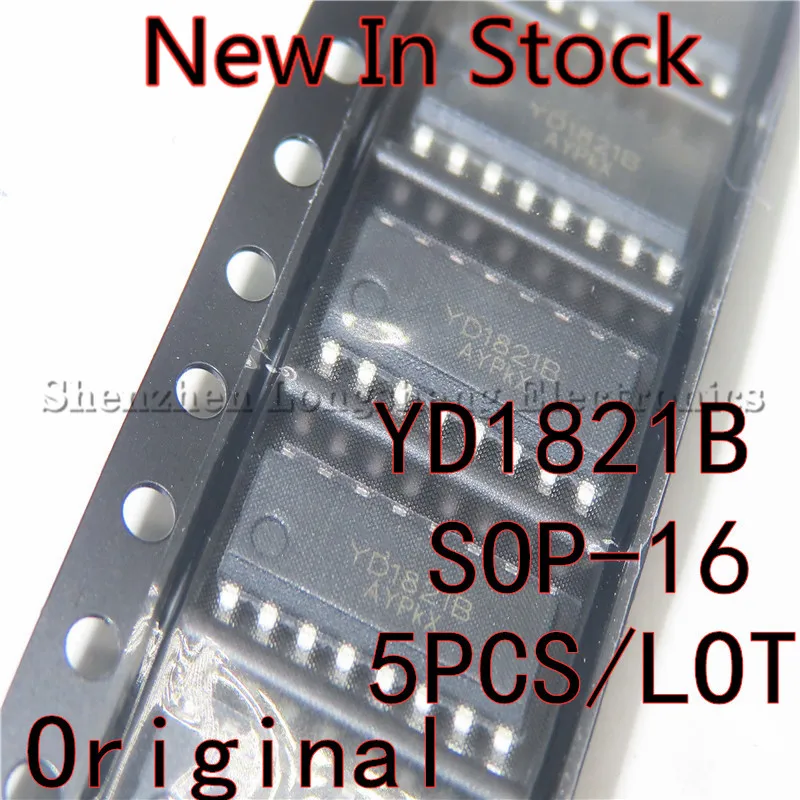 5PCS/LOT YD1821B YD1821 SMD SOP-16 navigation motherboard chip New In Stock