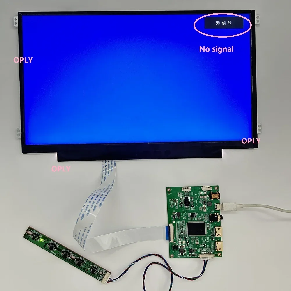 New 1366X768 11.6 inch IPS EDP Panel screen monitor with Controller board 2 mini HDMI-compatible for PC PS X360 Laptop raspberry