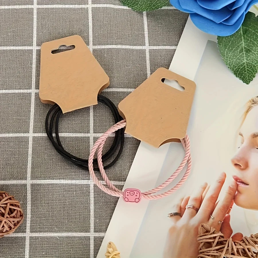 100pcs Rigid Jewelry Display Cards for Retail Packaging