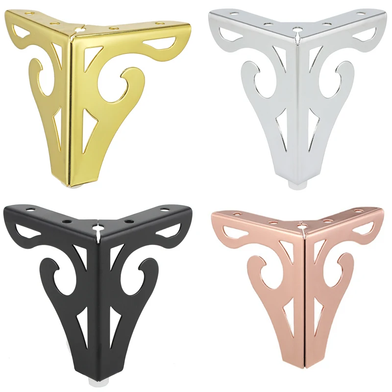 4PCS Robust Metal Legs Furniture Stability Aesthetic Integrity Easy Maintenance Enhanced Functionality Furniture Leg Support