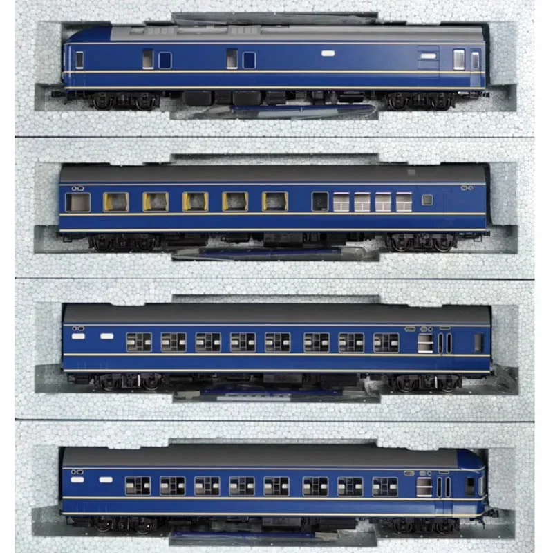 KATO HO 1/87 Train Model Set 3-504 No. 16 20 Series Express Sleeper Car 4 Series Set Train Model Toy Gift