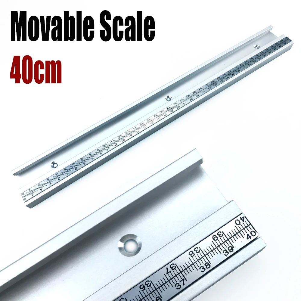 45 # Chute T المسار سبيكة T-المسارات فتحة ميتري المسار 300-600 مللي متر منشار النجارة الجدول منضدة عدد وأدوات