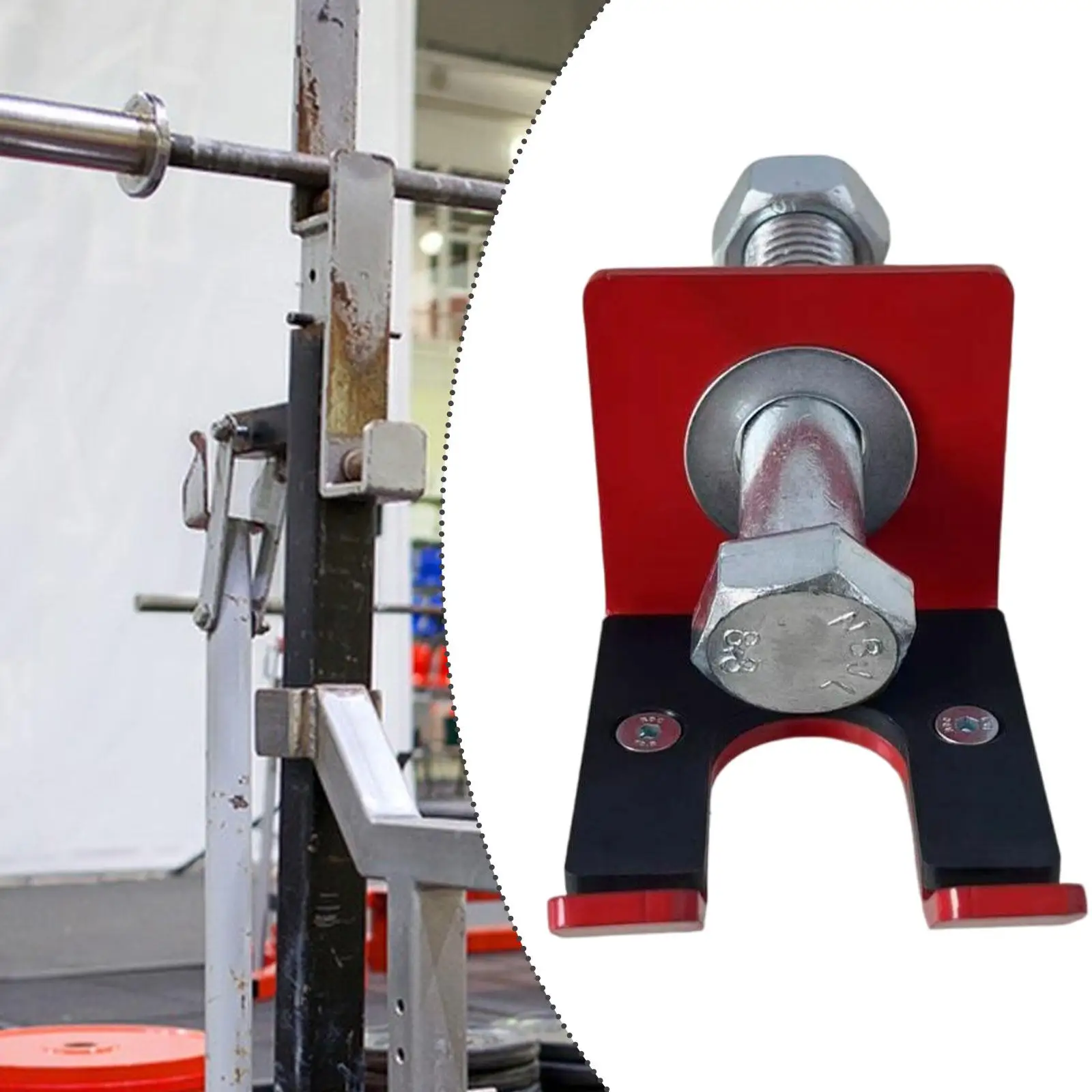 

Barbell Holder for Squat Rack Home Gym Accessory Single Barbell Hanger