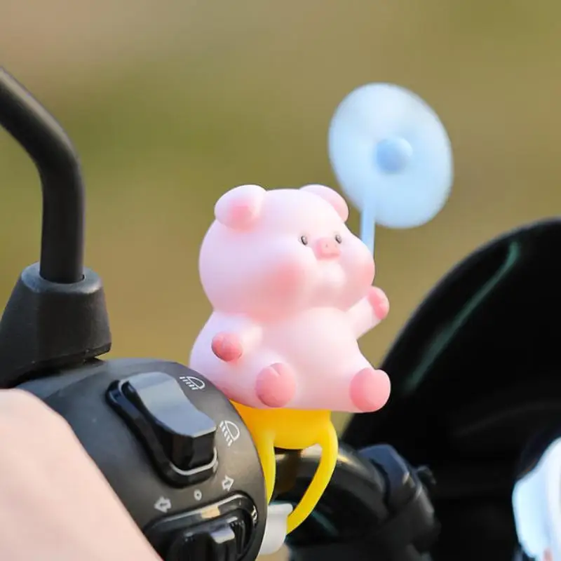 Bike Handlebar Decorations Fun Customizable PVC Ornaments for BMX Bikes Freestyle Riding Decor
