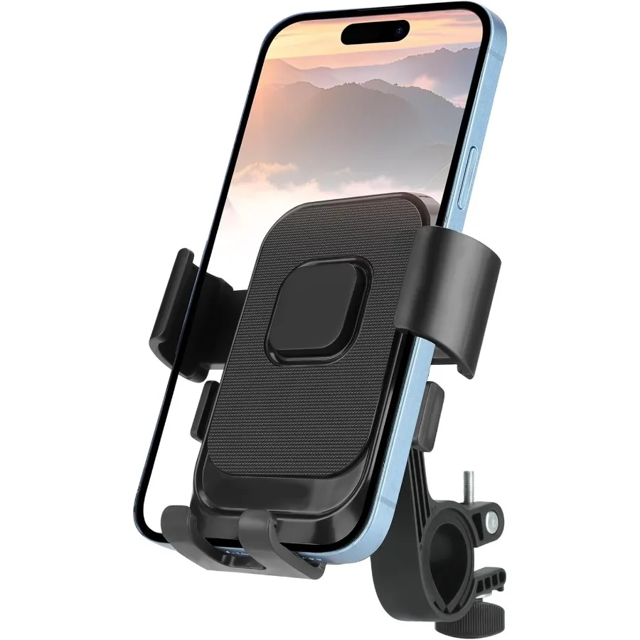 

Крепление для телефона на мотоцикле 1s с автоматической блокировкой, держатель для телефона на велосипеде с вращающимся на 360 градусов конструкцией для горного велосипеда, квадроцикла, электрического