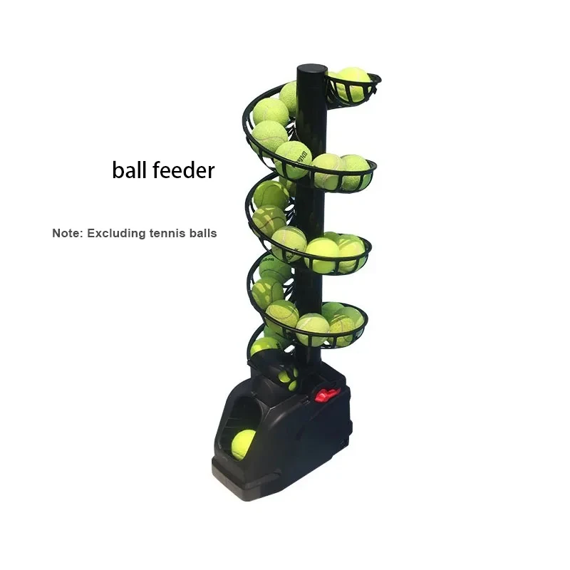 

Teaching Portable Tennis Ball Throwing Machine Coach Ball Feeding Machine Self-service Single Swing Racket Practice Single