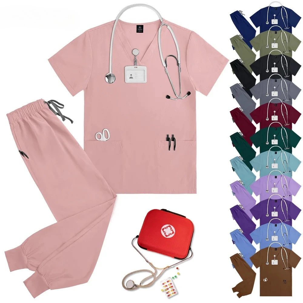 

Быстросохнущие медицинские халаты для врачей и медсестер (женские и мужские), размеры США, для ручной стирки