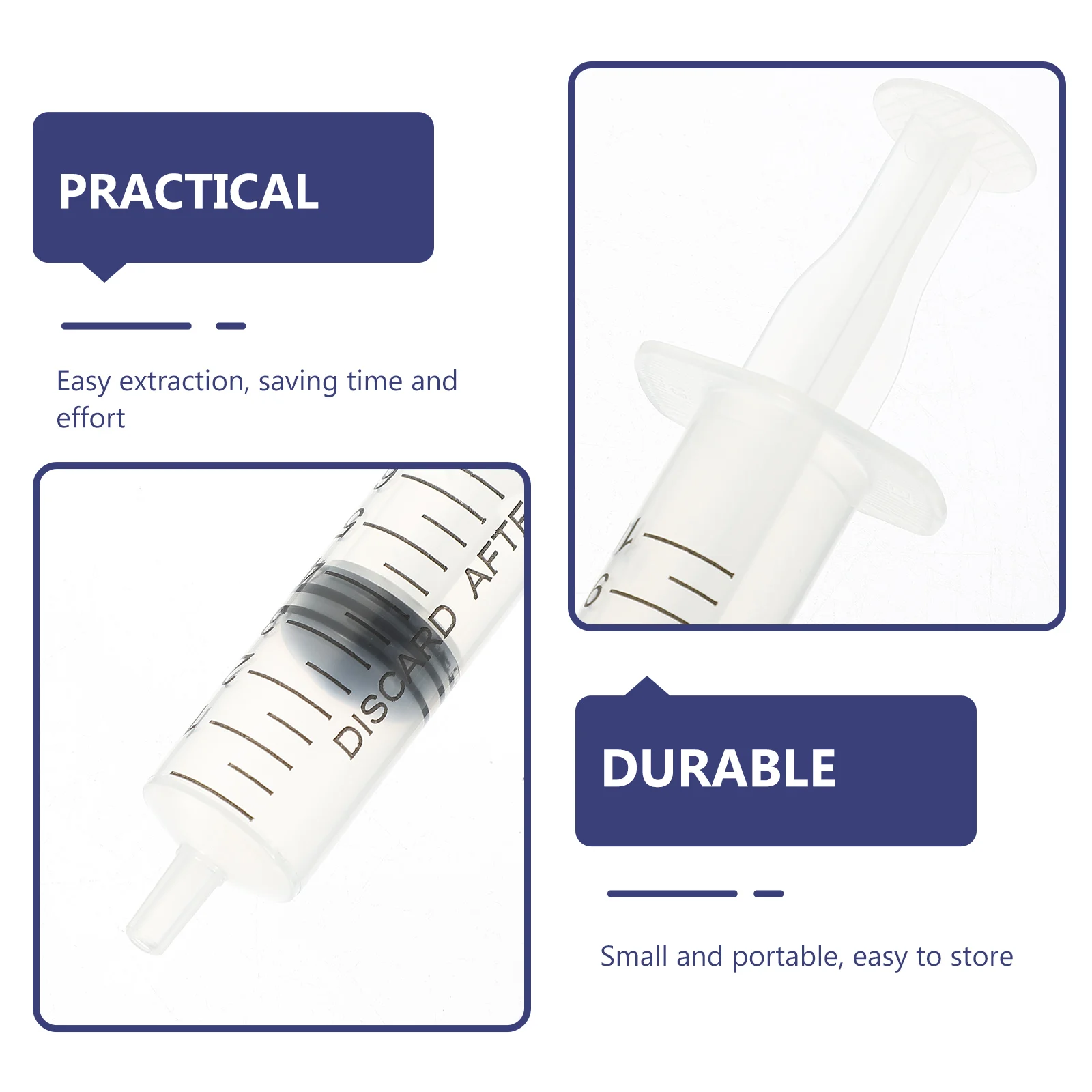 

30 Pcs Perfume Seasoning Injection Tube Syringe Plastic Dispensing Measuring Tool