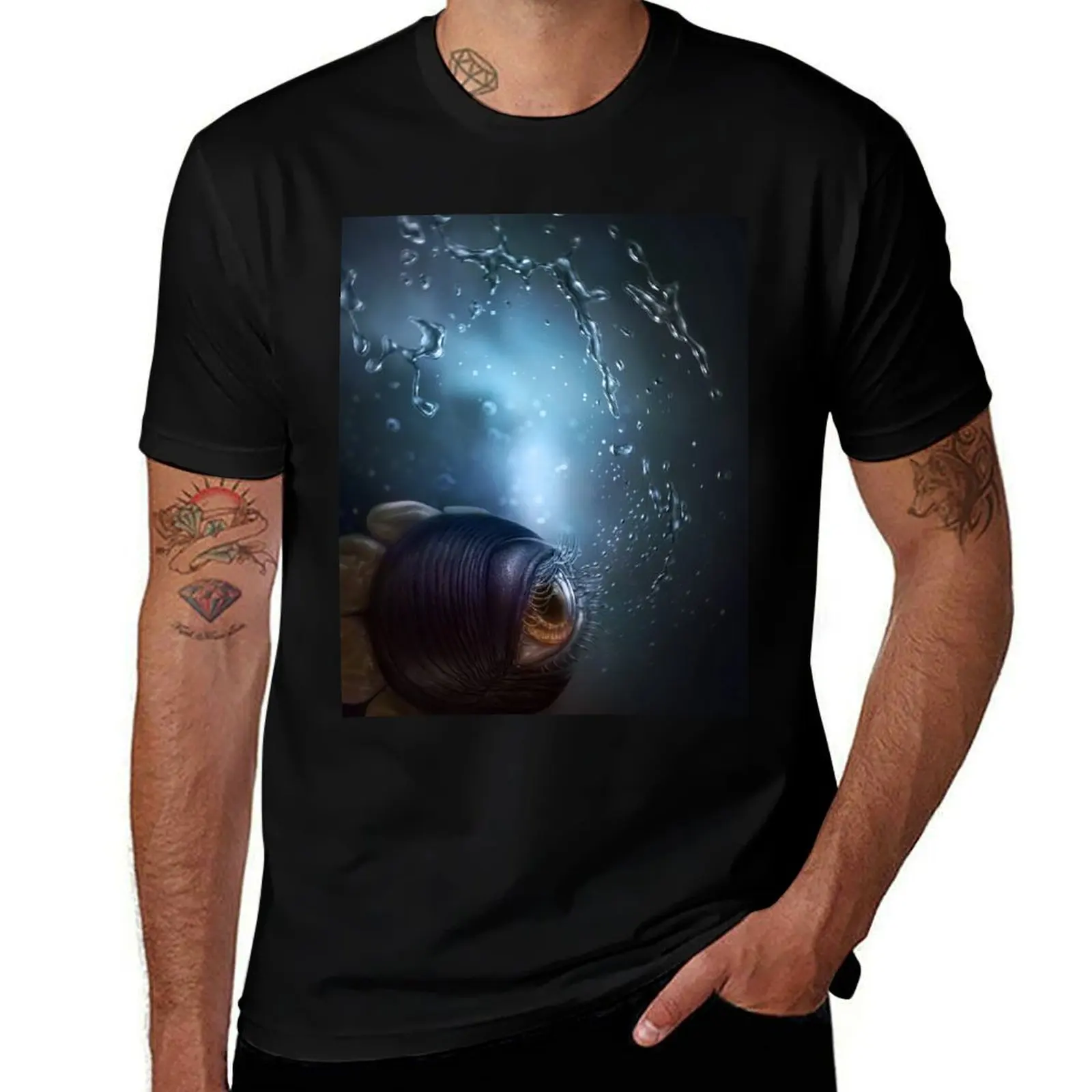 Dark Matter's Last Glide and Rest T-Shirt Fashion Graphic Tee for Men T-Shirt