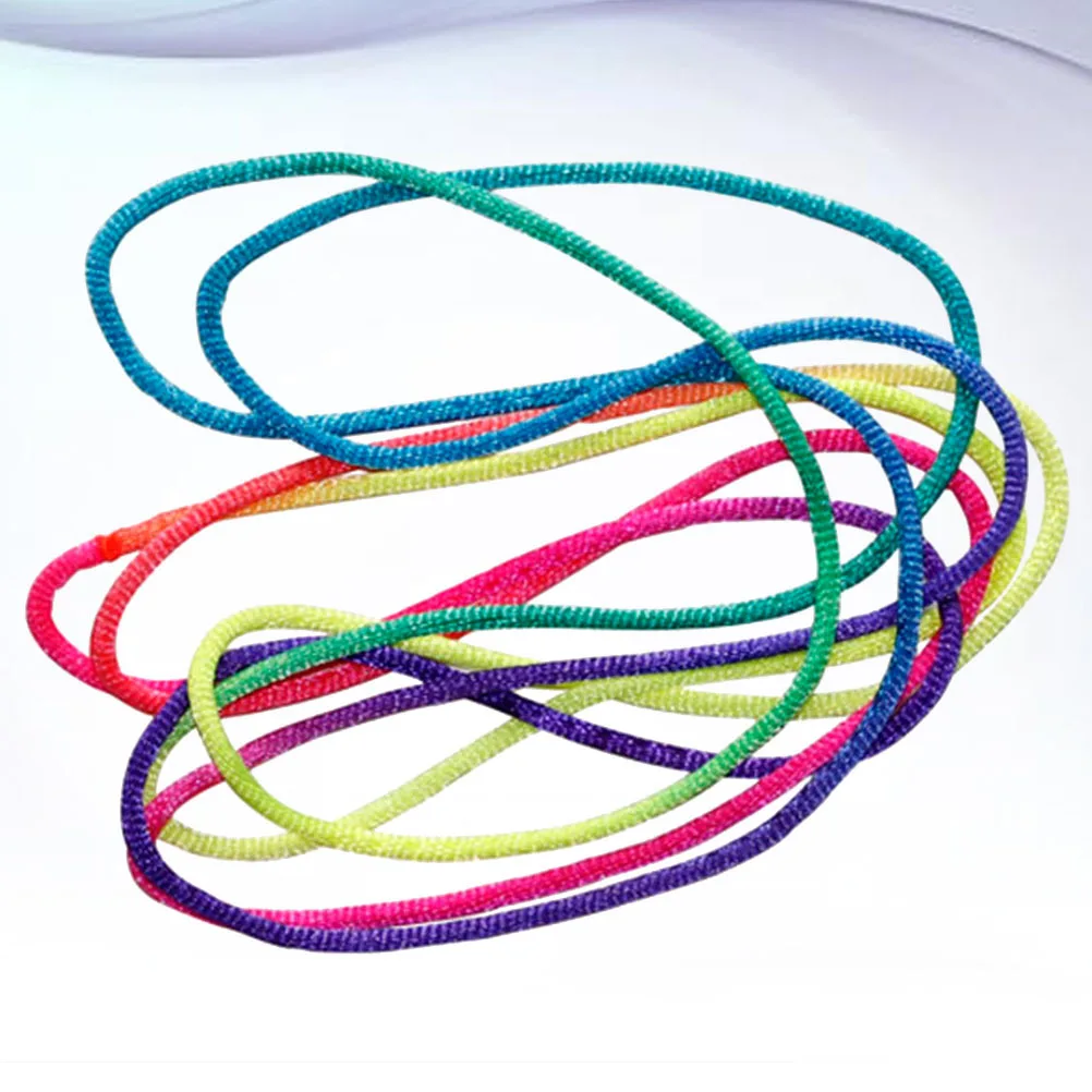

12 шт., радужная веревка для пальцев, 1,65 м, многофункциональный плетеный шнур для поворота, сделай сам, ремесло, детская деятельность, образовательная