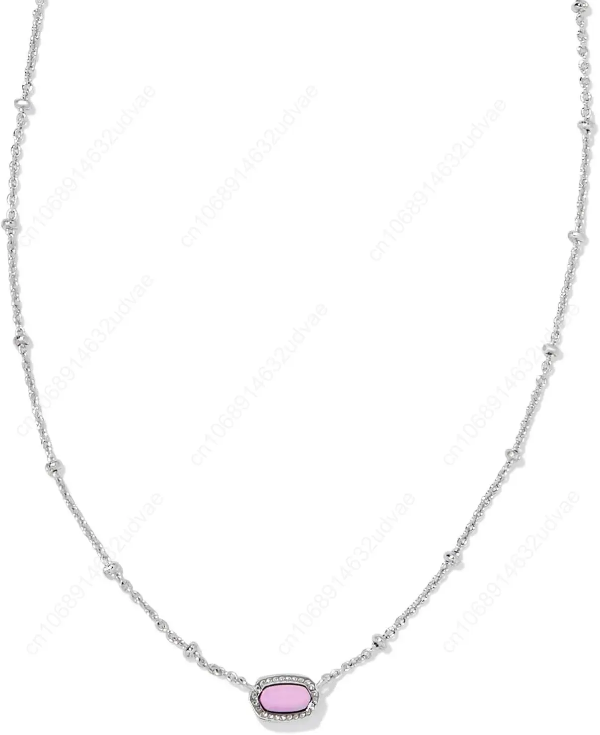 قلادة Scott Mini Elisa المطلية بالذهب عيار 14 قيراط على شكل قمر صناعي قصير، مجوهرات عصرية للنساء