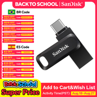 SanDisk Ultra Dual OTG Pen Drive USB 3.2 Type-C Flash Drive 64GB 128GB 256GB 512GB Up to 400Mb/s Memory Flash Disk for iPhone 15
