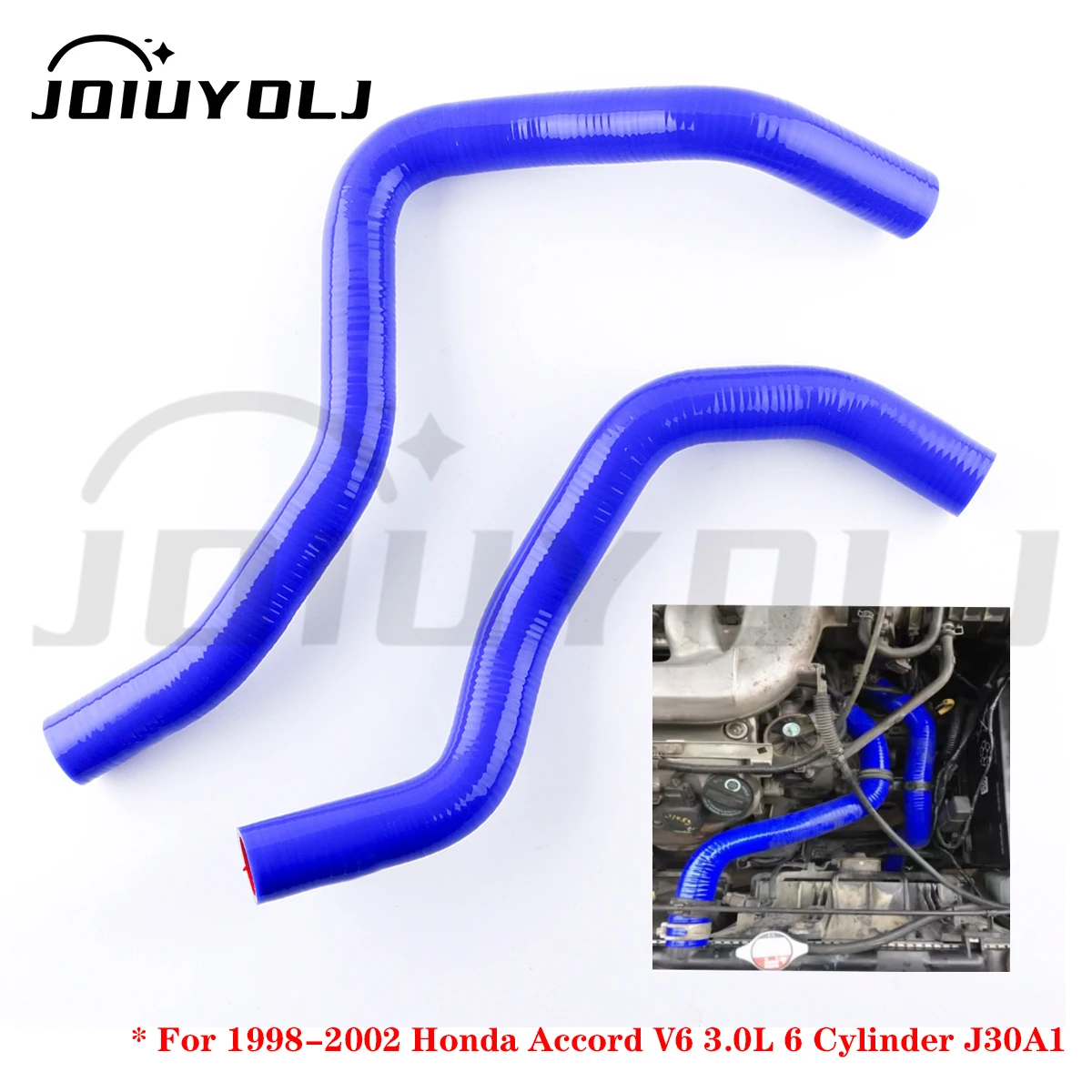

Silicone Radiator Hose Kit For 1998-2002 Honda Accord V6 3.0L 6 Cylinder J30A1 1999 2000 2001 Upper & Lower Coolant Pipe Set