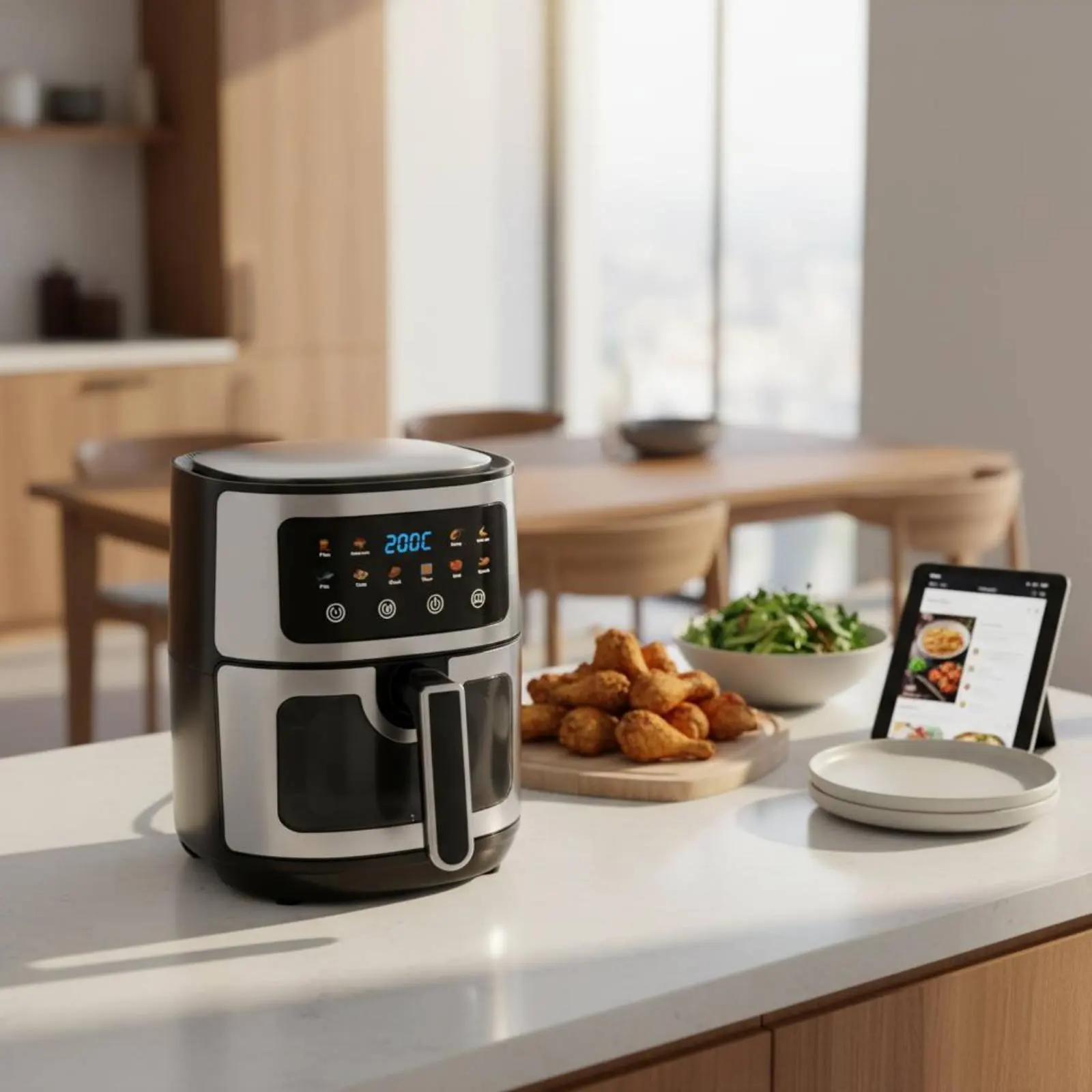 friteuse-a-air-numerique-a-interface-tactile-pour-une-cuisson-sans-huile-a-domicile