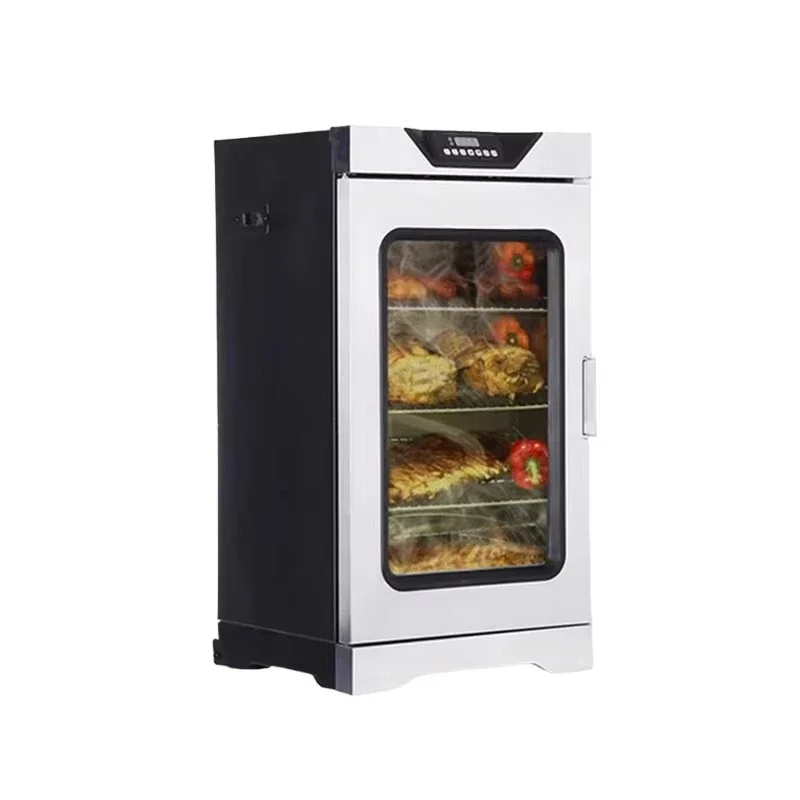 Electric Smoking Room Oven Fish New Bacon Stainless Steel Smokebox Meat Sausage Food Commercial Smoke Dryer